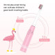 Дитяча звукова зубна щітка Seago EK9 Flamingo Pink від 3 років 2 насадки