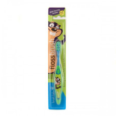 Зубна щітка Brush-Baby FlossBrush від 3 до 6 років синя