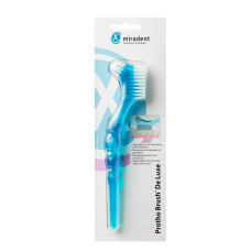 Щітка для чищення протезів Miradent Protho Brush De Luxe блакитна
