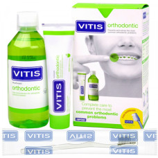 Набір Vitis Ortodontic Regular для брекет-системи зі щіткою із звичайною головкою