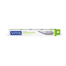 Зубна щітка Vitis Orthodontic із звичайною головкою для брекетів