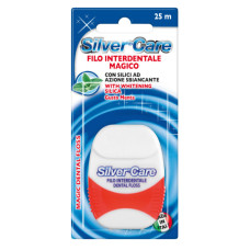 Зубна нитка Silver Care 25 м, що розширюється.