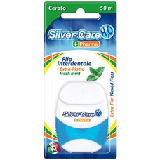 Зубна нитка (флос) Silver Care Екстраплоска 50 м