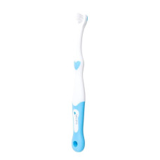 Дитяча зубна щітка Brush-Baby FirstBrush від 0 до 18 місяців блакитна 2 шт