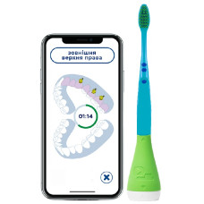 Ігрова насадка для зубної щітки Playbrush зелена