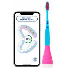 Ігрова насадка для зубної щітки Playbrush рожева