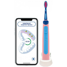 Дитяча звукова зубна щітка Playbrush Smart Sonic Pink Рожева 1 насадка