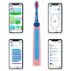 Дитяча звукова зубна щітка Playbrush Smart Sonic Pink Рожева 1 насадка