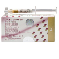 G-CEM LINKFORCE Try-in паста А2 гель для примірки вінірів шприц 1.5 г (1.2 мл) + 3 металеві насадки