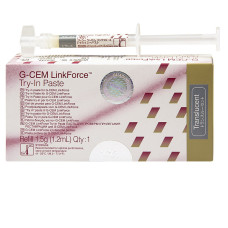 G-CEM LINKFORCE Try-in паста Т гель для примірки вінірів шприц 1.5 г (1.2 мл) + 3 металеві насадки