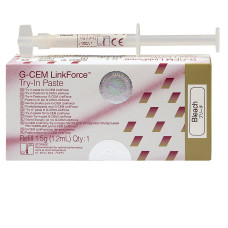 G-CEM LINKFORCE Try-in паста Bleach гель для примірки вінірів шприц 1.5 г (1.2 мл) + 3 металеві насадки