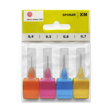 Міжзубні йоршики Spokar XM прямі Мікс 4 шт