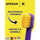 Зубна щітка Spokar X 5500 Ultrasoft Фіолетово-жовта