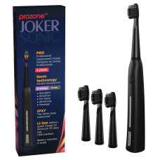 Звукова зубна щітка ProZone JOKER MagicGray Black 4 насадки