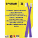 Зубна щітка Spokar X 3500 Supersoft Фіолетово-біла