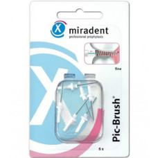Міжзубні йоржи Miradent Pic Brush fine 2.0 мм білі 6 шт