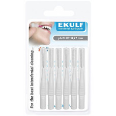 Міжзубні йоржи Ekulf ph plus 0,77 мм білі 6 шт