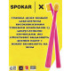 Зубна щітка Spokar X 3500 Supersoft Рожево-жовта