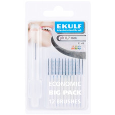 Міжзубні йоржи Ekulf ph 0,7 мм білі 12 шт