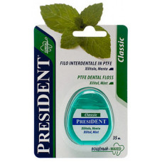 Зубна нитка (флос) President Ксилітол та м'ята 35 м