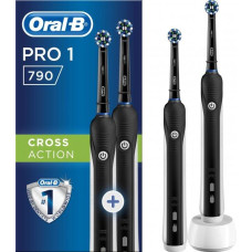 Електрична зубна щітка Oral-B Pro 1 Black 2 шт