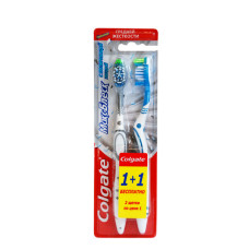 Набір зубних щіток Colgate МаксБліск середня жорсткість 2 шт
