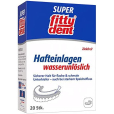 Прокладки для фіксації зубних протезів Fittydent Super 20 шт
