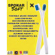 Зубна щітка Spokar X 2500 Soft Біло-блакитна