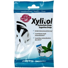 Льодяники з ксилітом Miradent Xylitol Drops М'ята 60 г 26 шт