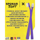 Зубна щітка Spokar X 2500 Soft Фіолетова-біла