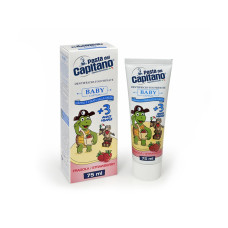 Дитяча зубна паста Pasta del Capitano Baby Strawberry від 3 до 6 років 75 мл