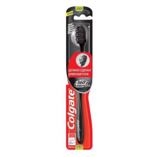 Зубна щітка Colgate 360 ??Вугілля деревне середня жорсткість