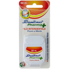 Зубна нитка (флос) Dentonet зі фтором та м'ятою 50 м