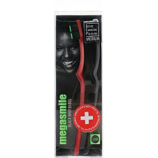 Зубна щітка Megasmile Black Whitening червона та чорна 2 шт