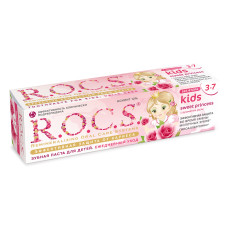 Дитяча зубна паста Ross Kids Sweet Princess від 3 до 7 років з ароматом троянди 35 мл