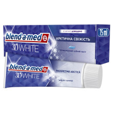 Зубна паста Blend-A-Med 3D White Арктична свіжість 75 мл з фтором