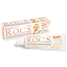 Дитяча зубна паста Rocs baby з екстрактом айви від 0 до 3 років 35 мл
