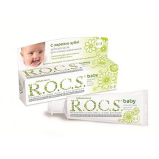 Дитяча зубна паста Rocs baby Запашна ромашка від 0 до 3 років 35 мл