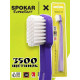 Зубна щітка Spokar X 3500 Supersoft Фіолетово-біла