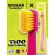 Зубна щітка Spokar X 3500 Supersoft Рожево-жовта