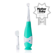 Звукова зубна щітка Brush-Baby BabySonic від 0 до 3 років зелена
