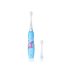 Звукова зубна щітка Brush-Baby KidzSonic від 3 років Фламінго 2 насадки