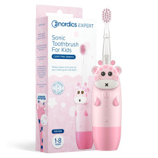 Дитяча звукова зубна щітка Nordics CA910 Giraffe15, рожева