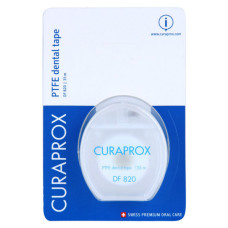 Зубна нитка (флоси) тефлонова з хлоргексидином Curaprox 35 м