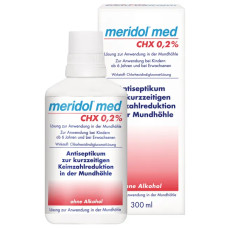 Ополіскувач для ротової порожнини Meridol Med з хлоргексидином 0.2% 300 мл