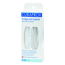 Зубна нитка (флоси) нейлонова CURAPROX "Bridge&Implant" 25 см (30шт)