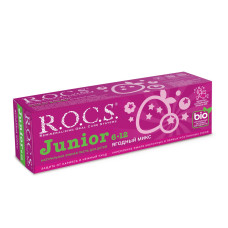Дитяча зубна паста Rocs Junior ягідний мікс від 6 до 12 років 60 мл