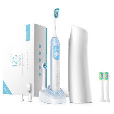 Звукова зубна щітка Lebond MZ Plus Blue Sky 4 насадки