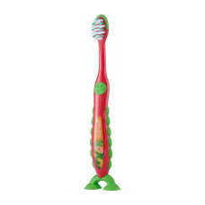 Дитяча зубна щітка Brush Baby FlossBrush від 3 до 6 років Динозавр