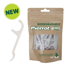 Флосс-зубочистки Pierrot Green 30 шт